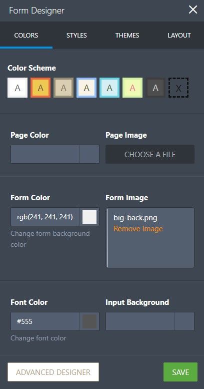 JotForm customization