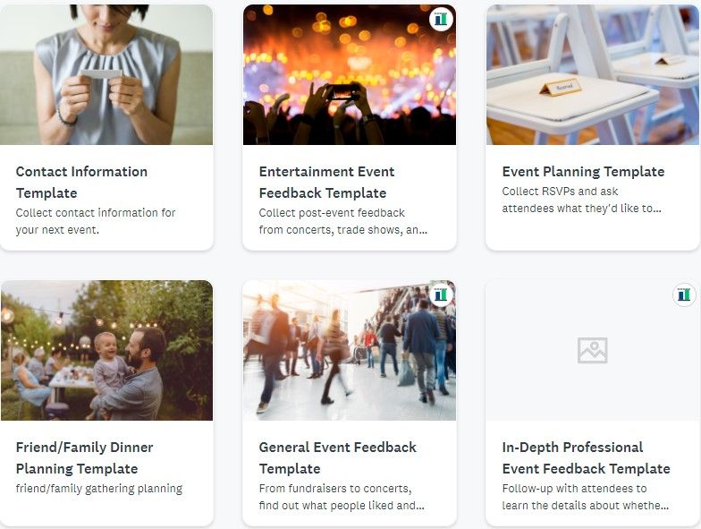 SurveyMonkey templates