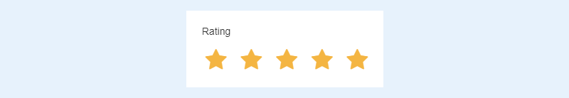 Star rating