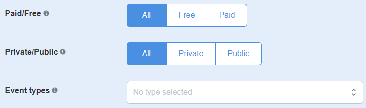 Evaluation form template settings