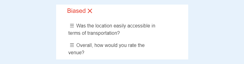 Biased survey questions: types, examples, and ways to avoid them