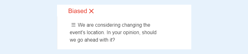 Demand characteristics bias