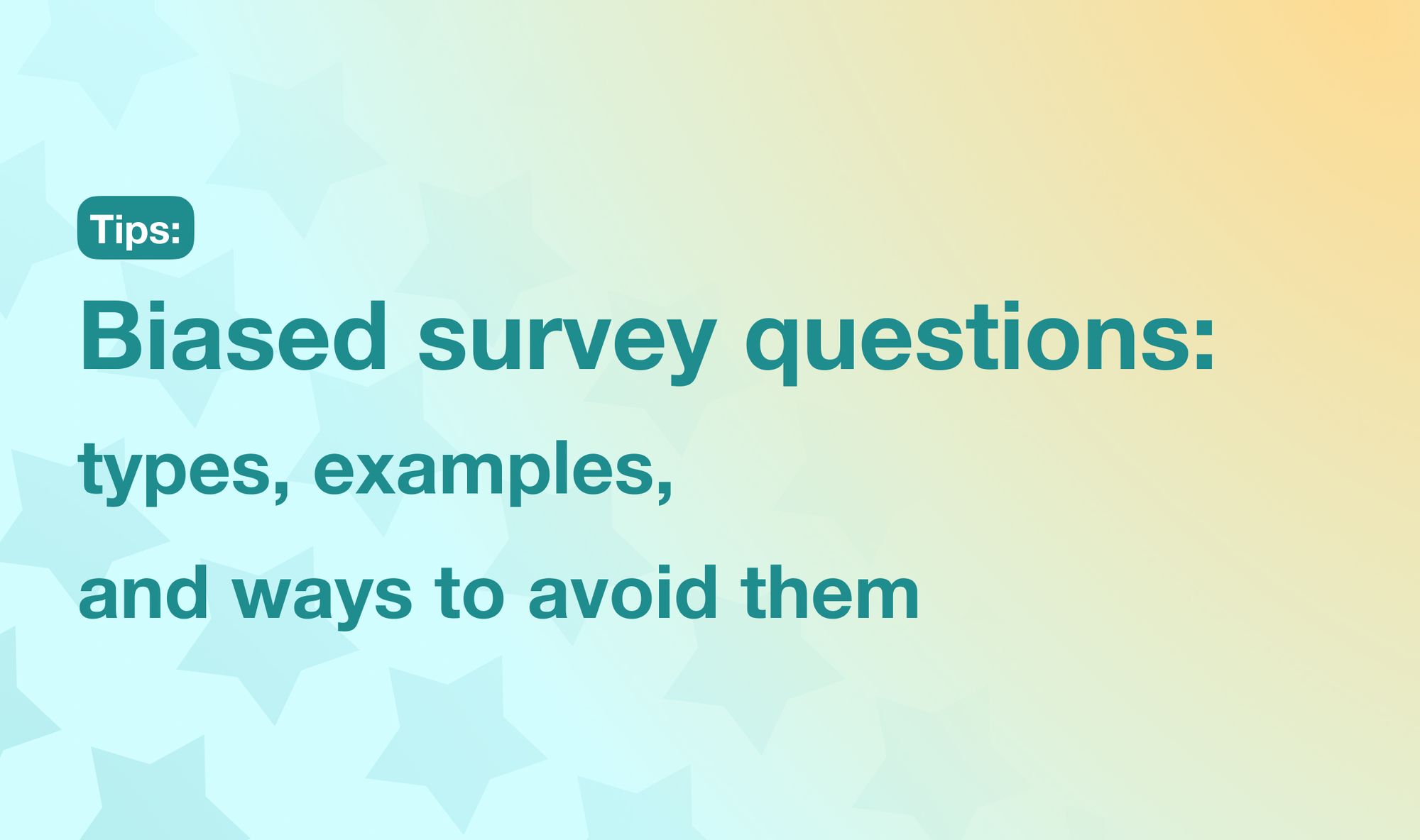 Survey Question Types With Examples