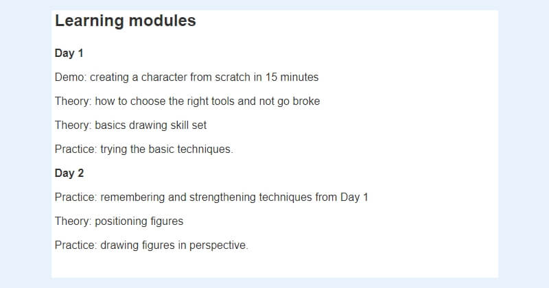 learning modules