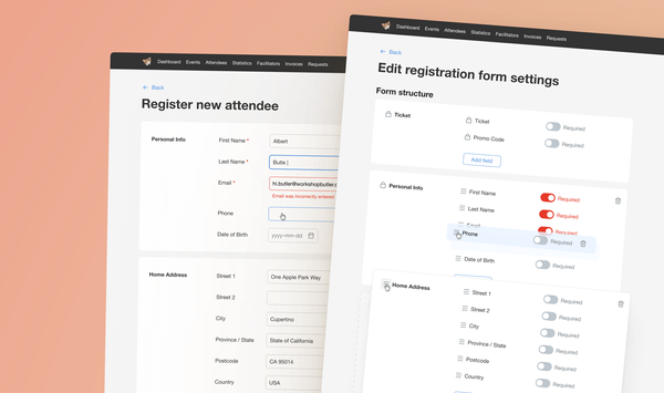 Product Updates: Brand New Customizable Registration Forms!
