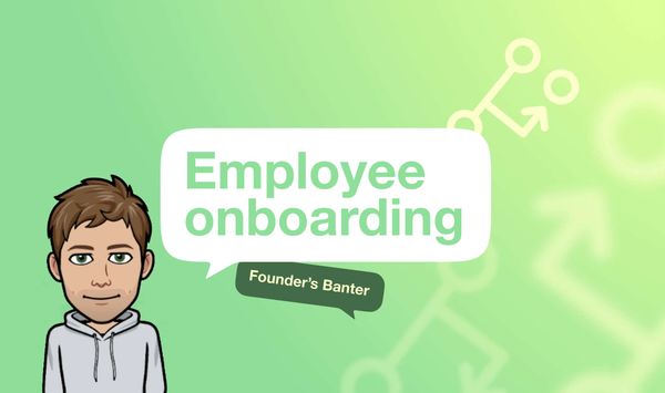 Onboarding process in a startup