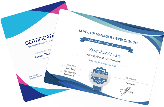 Workshop Butler Certificates